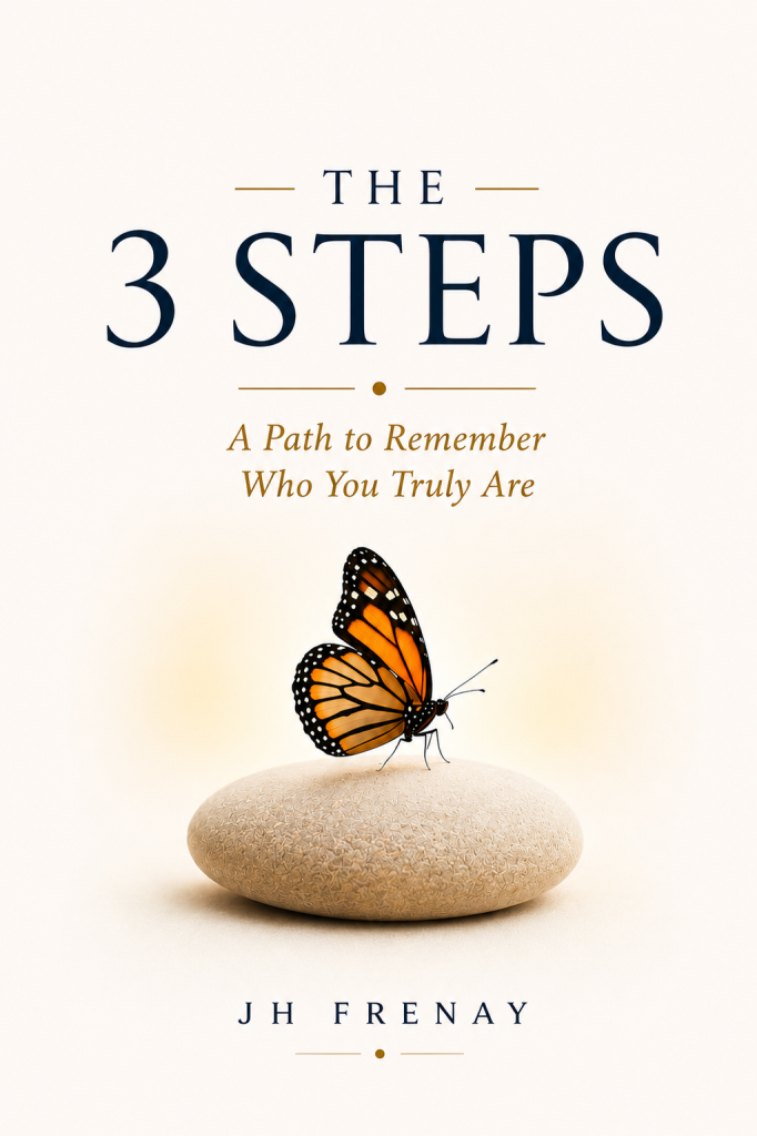 The 3 Steps book by JH Frenay, a path to self-awareness and personal transformation